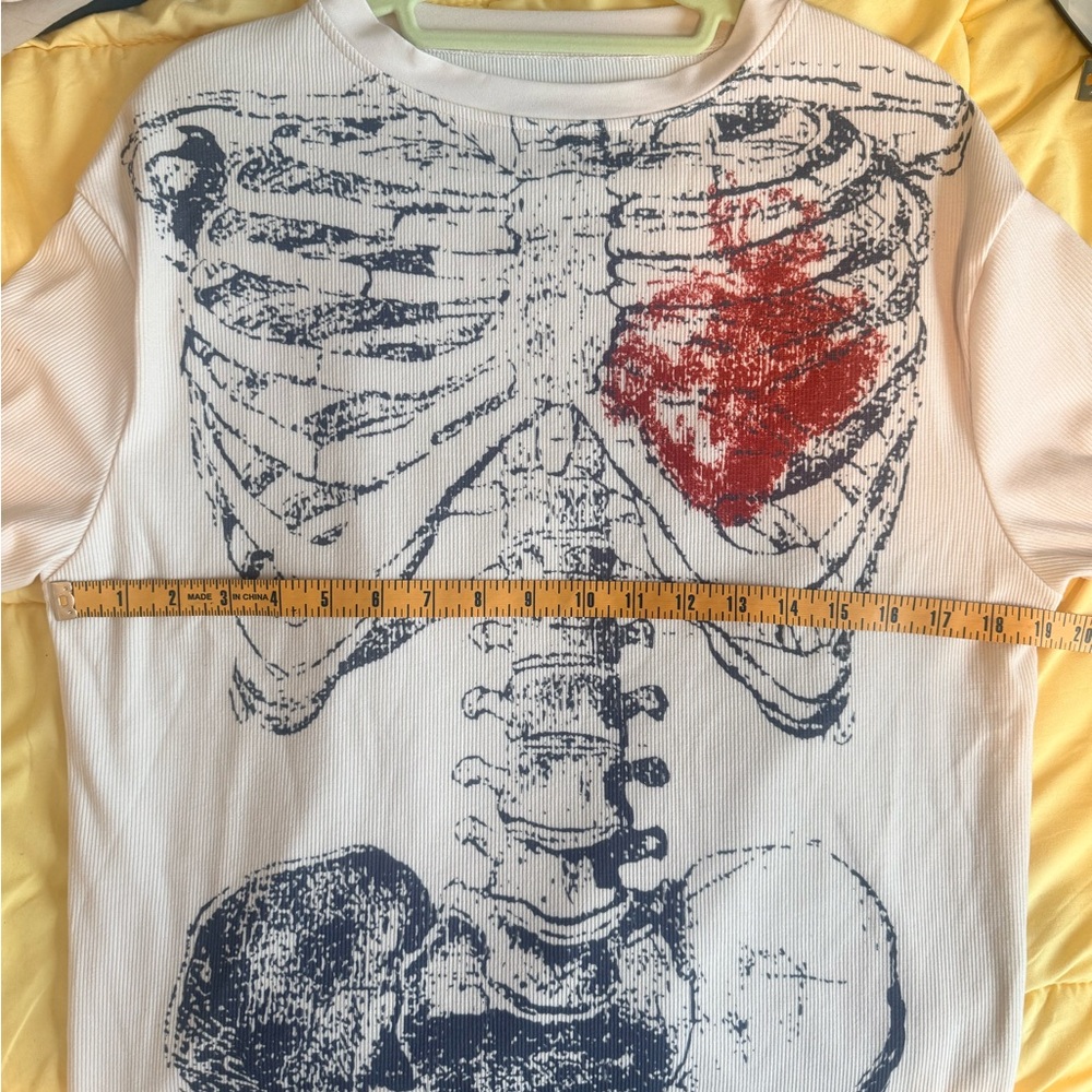 Skeleton Print Long Sleeve Shirt - Picture 3 of 4